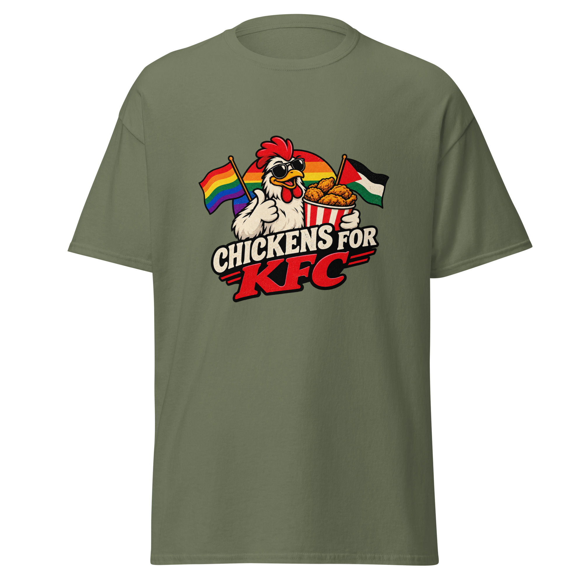 Camiseta clásica unisex chicken for kfc - Imagen 3