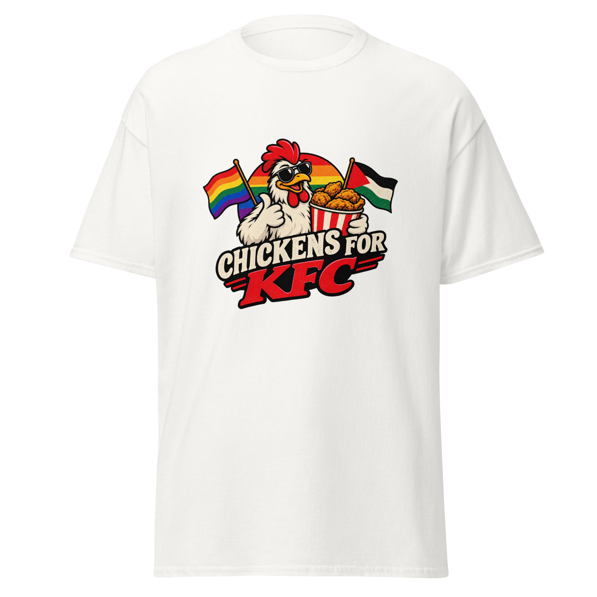 Camiseta clásica unisex chicken for kfc - Imagen 9